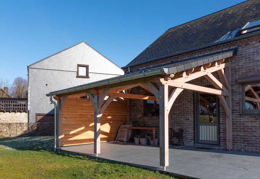 Couverture de terrasse 1 pan