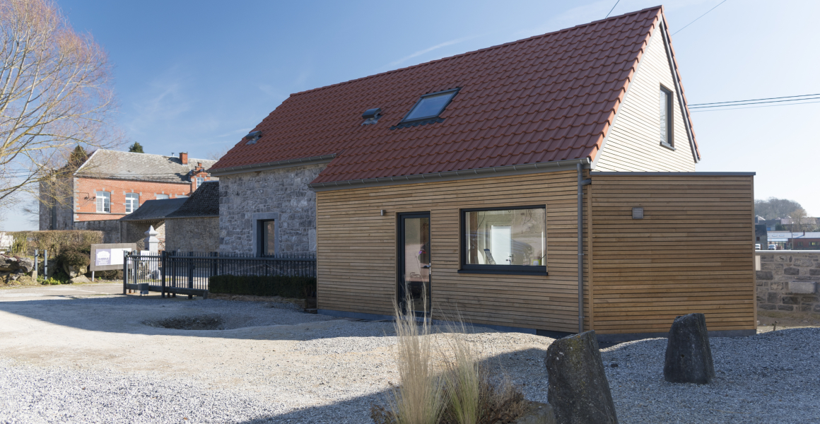 Extension de maison en ossature bois Mettet