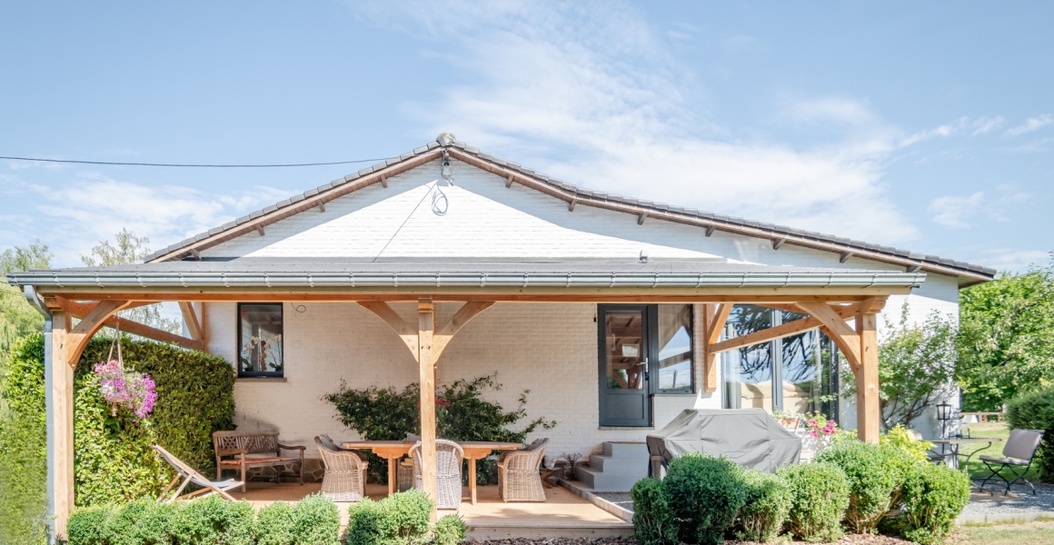 Couverture de terrasse/pergola à Namur